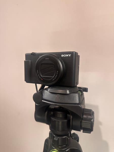 Sony camera with Zeiss lens